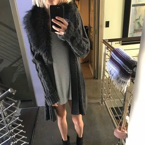 Grey oversized sweater